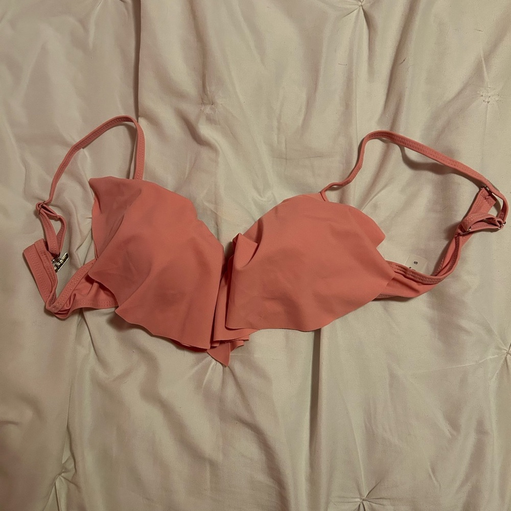 SHEIN Ruffle Push-Up Bikini Top
